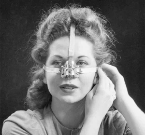 The Nose-Clamp Era: How Wartime Beauty Pressures Birthed Bizarre Cosmetic Devices